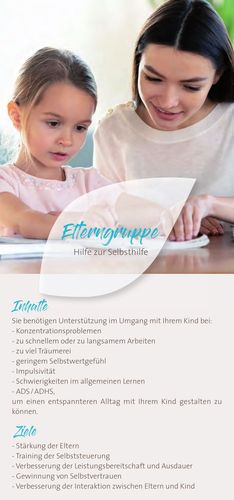 Flyer für Kurs Elterngruppe